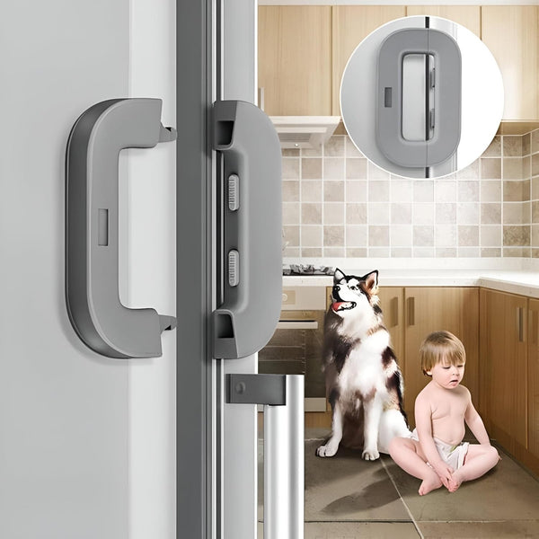 Child Safety Refrigerator Lock | Self-Adhesive Fridge & Freezer Door Lock