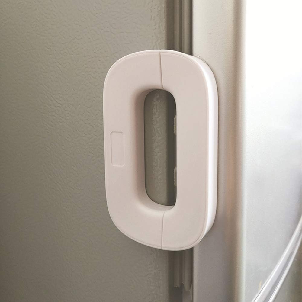 Child Safety Refrigerator Lock | Self-Adhesive Fridge & Freezer Door Lock