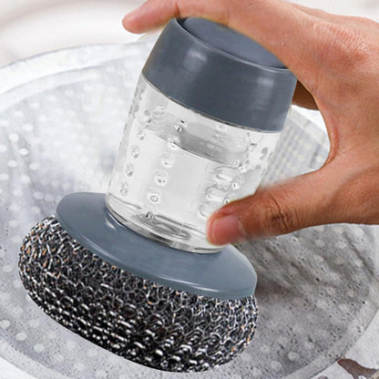Soap Dispensing Scrubber Brush - Pack of 3