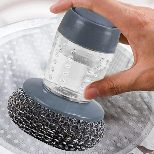 Soap Dispensing Scrubber Brush - Pack of 3