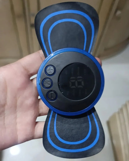 Rechargeable EMS Muscle Stimulator | Portable Butterfly Massager for Muscle Relaxation