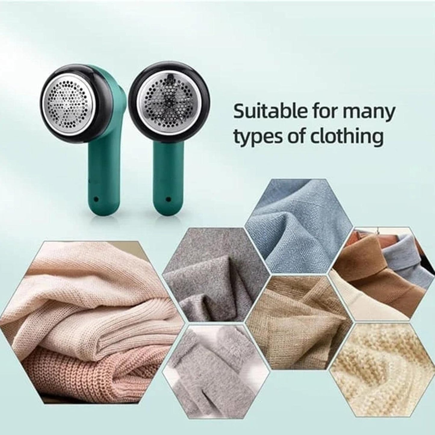 Rechargeable Lint Remover & Fabric Shaver | Portable Clothes Fuzz & Pilling Remover