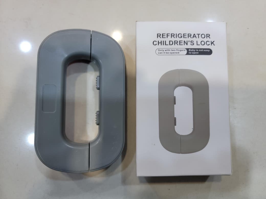 Child Safety Refrigerator Lock | Self-Adhesive Fridge & Freezer Door Lock