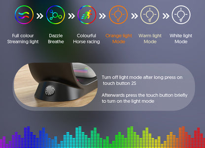4-in-1 Magnetic Wireless Charger with RGB Light